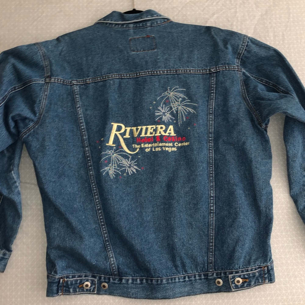 vintage Riviera Las Vegas jean jacket